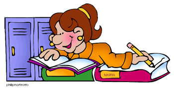 Image of girl with books